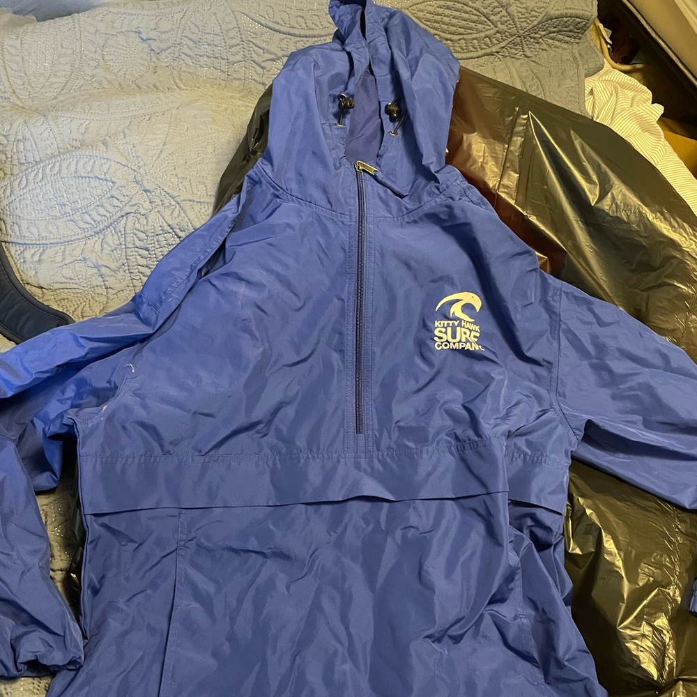 Windbreaker Blue OBX Kitty Hawk Surf Co size L